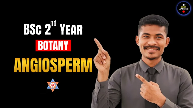 Angiosperms • BSc 2nd Year.